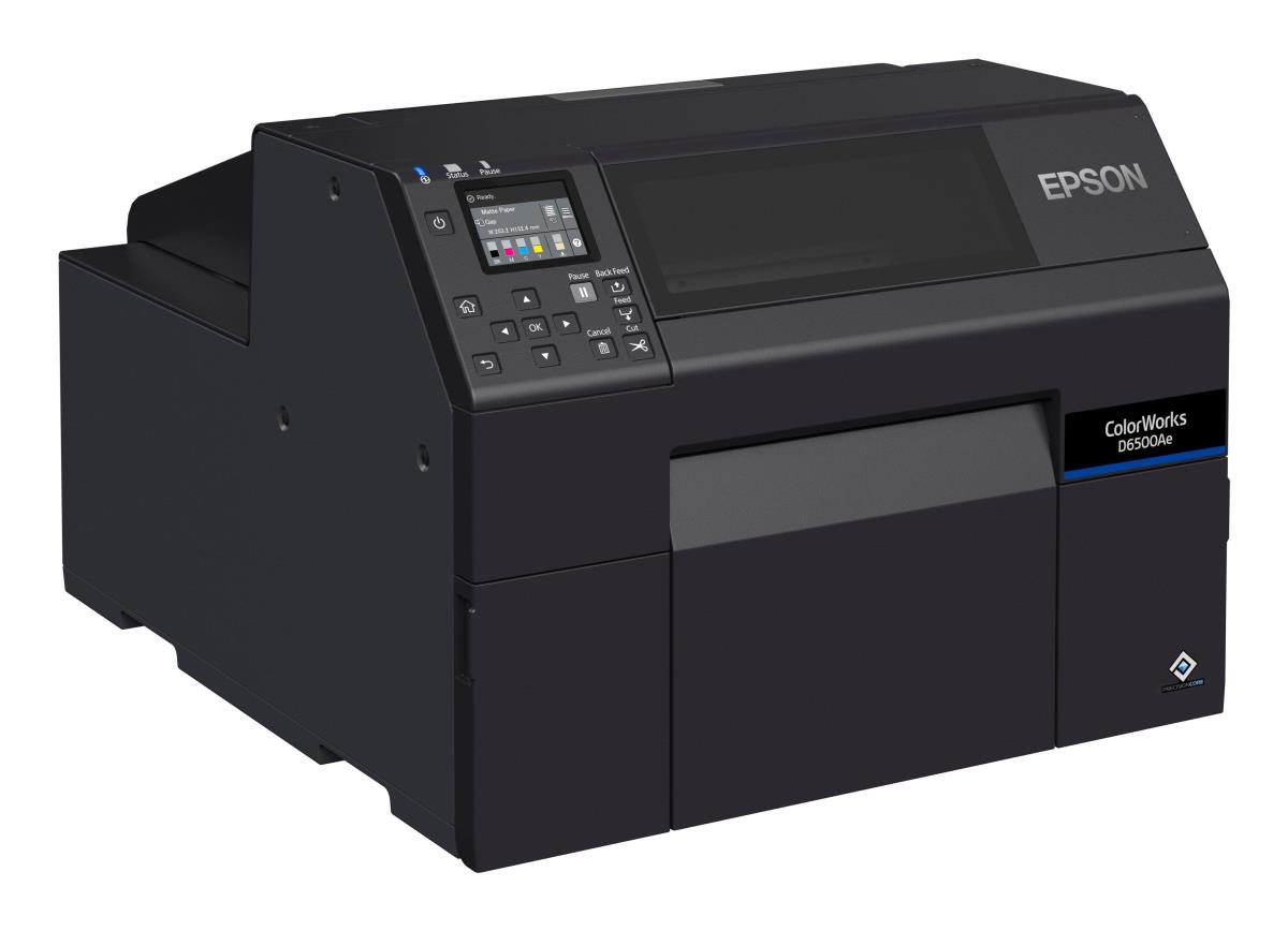EPSON Colorworks D6500ae -  Industrial Colour Label Printer - Inkjet - 25.4 - 215.9mm