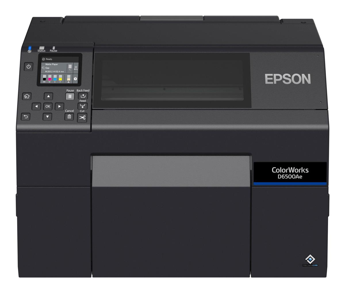 EPSON Colorworks D6500ae -  Industrial Colour Label Printer - Inkjet - 25.4 - 215.9mm