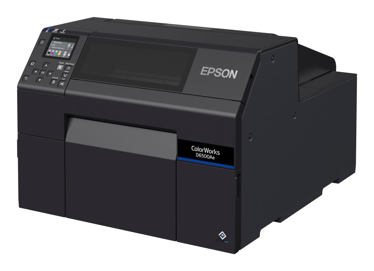 EPSON Colorworks D6500ae -  Industrial Colour Label Printer - Inkjet - 25.4 - 215.9mm
