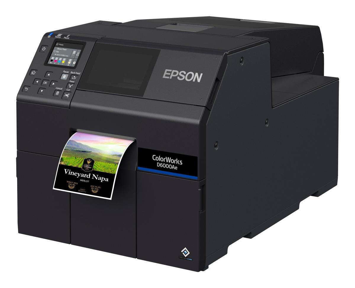 EPSON Colorworks D6000ae -  Industrial Colour Label Printer - Inkjet - 50 - 112 Mm