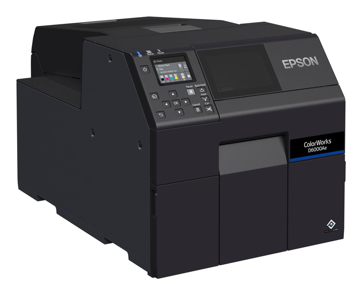 EPSON Colorworks D6000ae -  Industrial Colour Label Printer - Inkjet - 50 - 112 Mm
