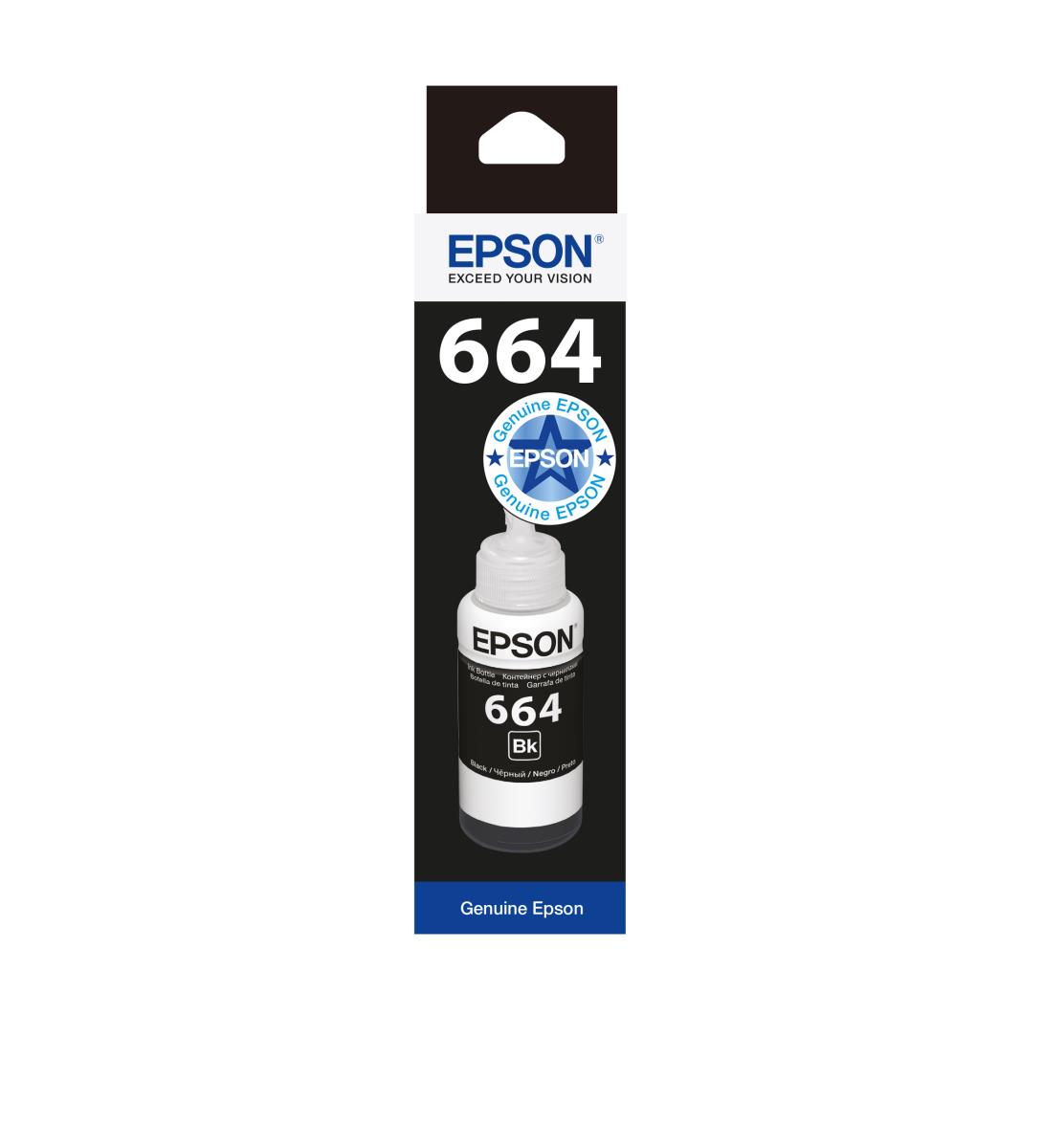 EPSON Ink Bottle T6641 Black 70ml