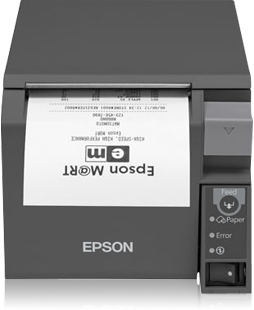 EPSON Tm-t70ii (025a1) - Receipt Printer - Thermal - 79.5mm - USB / Serial - Black