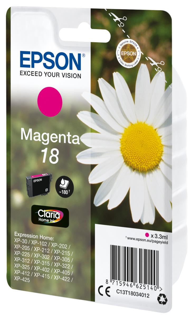 EPSON Ink Cartridge - 18 Daisy - 3.3ml - Magenta