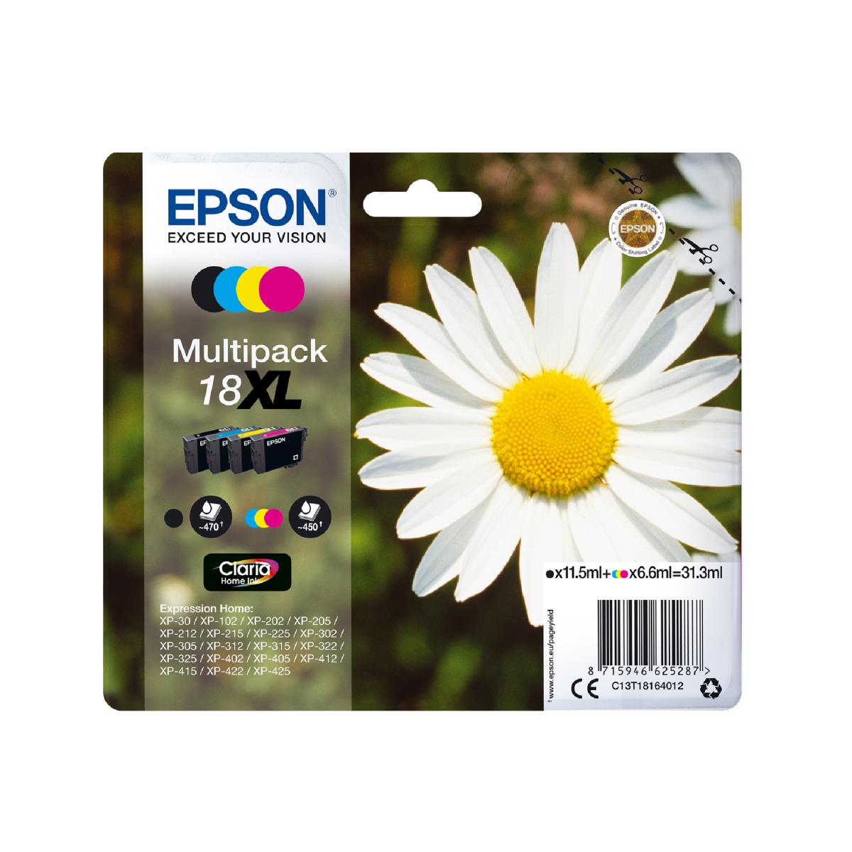 EPSON Ink Cartridge - 18 Daisy - 3.3ml - Magenta
