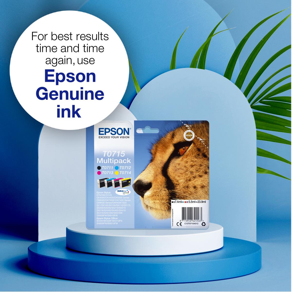 EPSON Ink Cartridge - T0711 - 7.4ml - Black