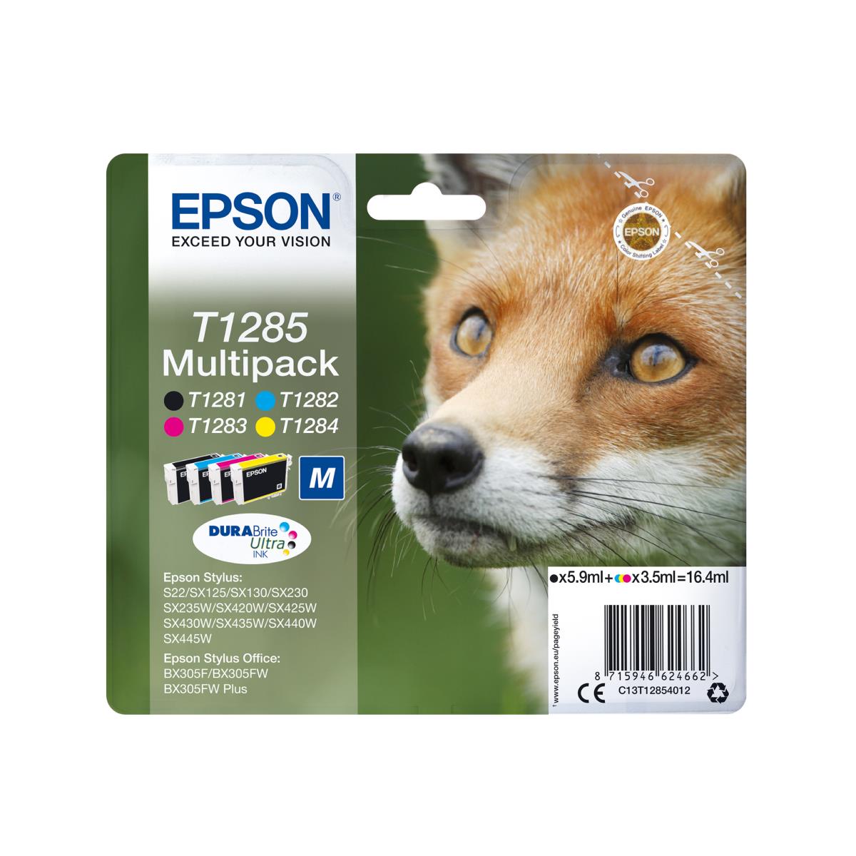 EPSON Ink Cartridge - T1281 Durabrite Ultra - 5.9ml - Black