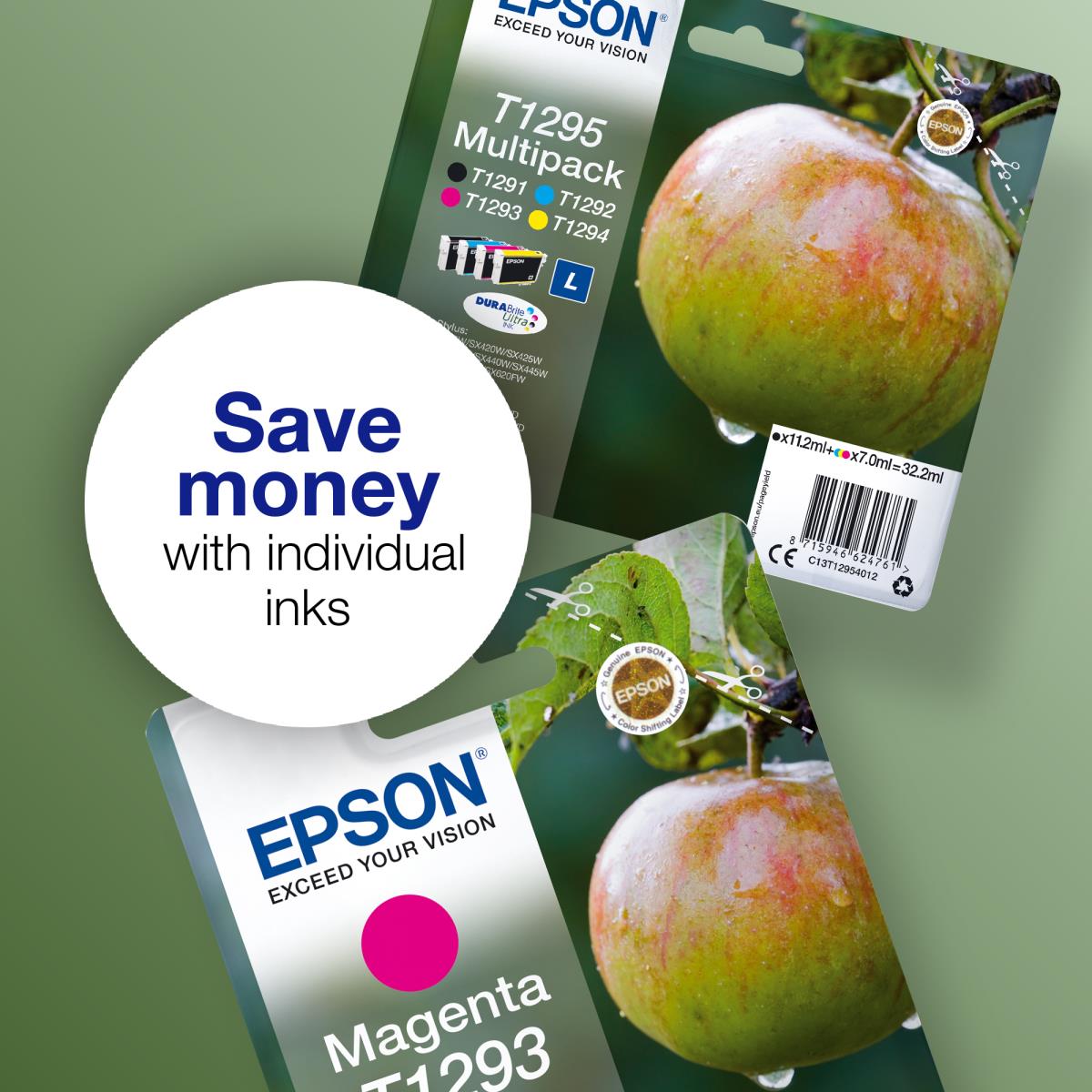 EPSON Ink Cartridge - T1292 Apple - 7ml - Cyan