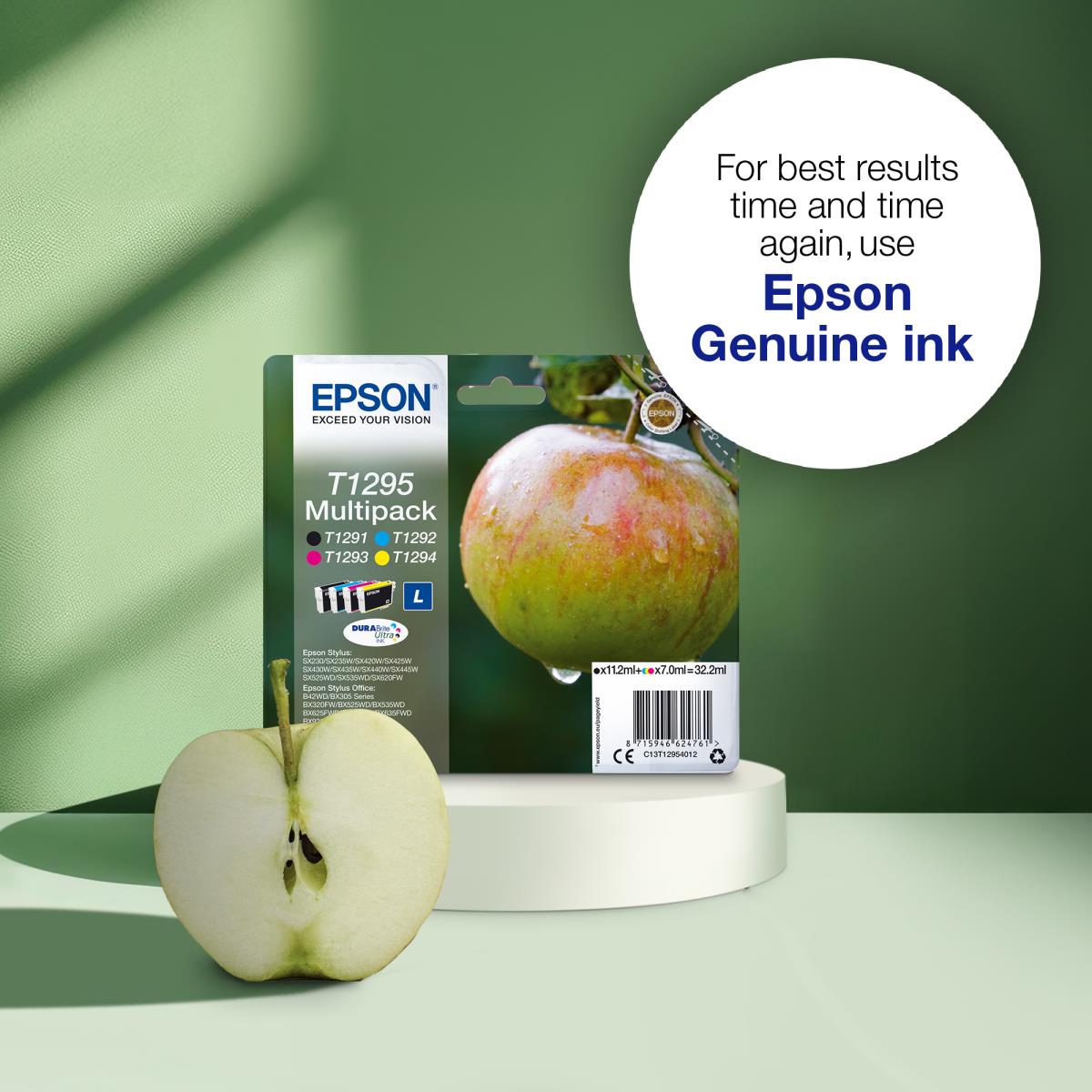 EPSON Ink Cartridge - T1292 Apple - 7ml - Cyan