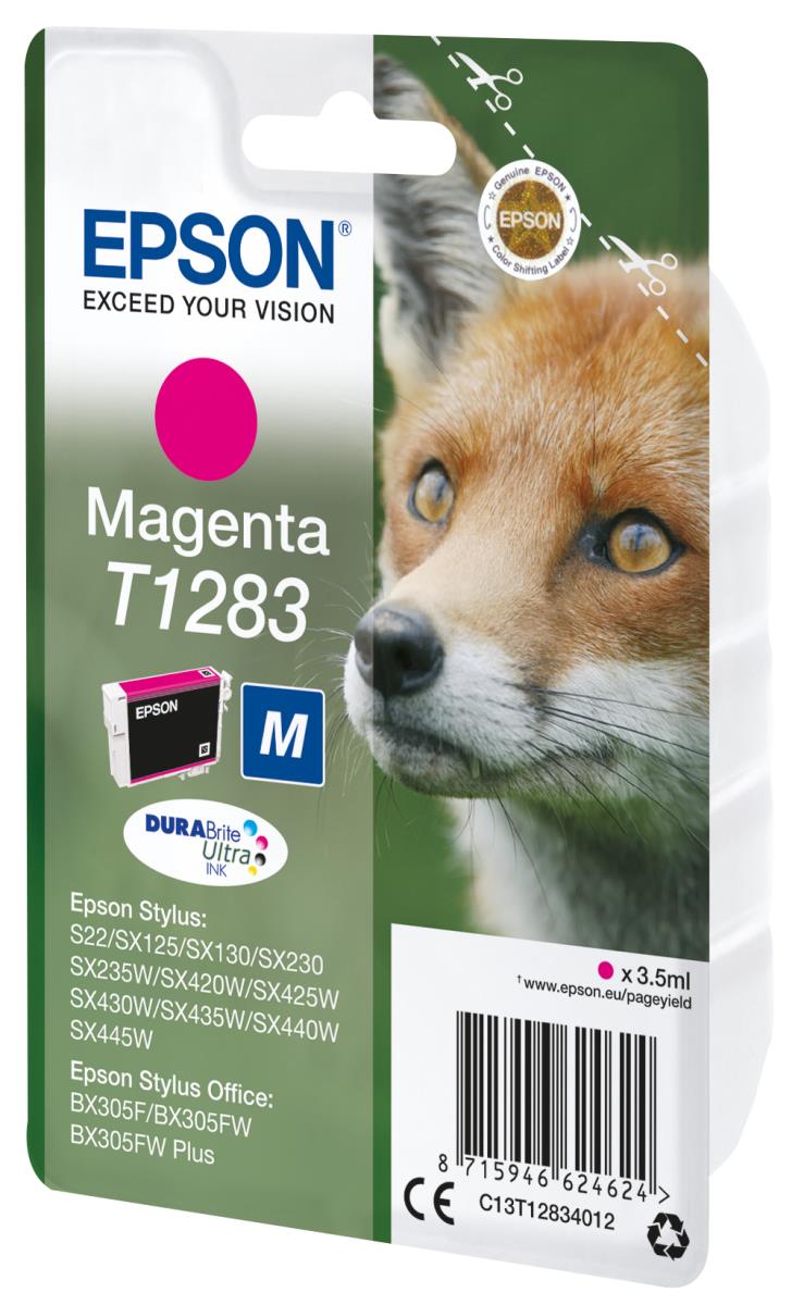 EPSON Ink Cartridge - T1283 Fox - 3.5ml - Magenta
