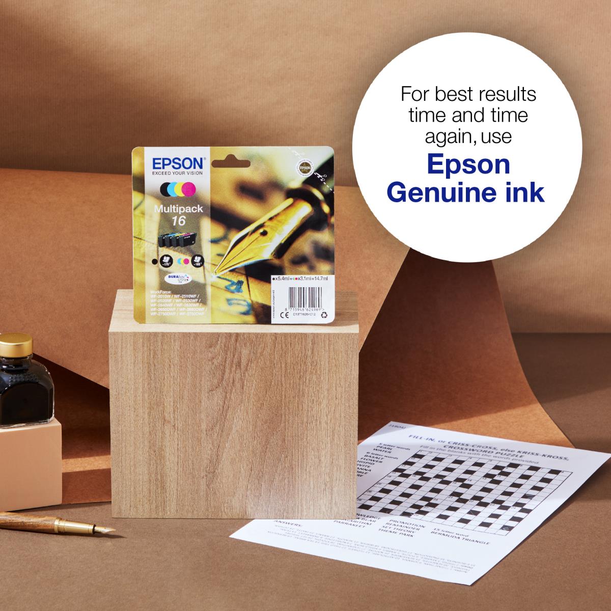 EPSON Ink Cartridge - 16 Durabrite Ultra - 3.1ml - Cyan