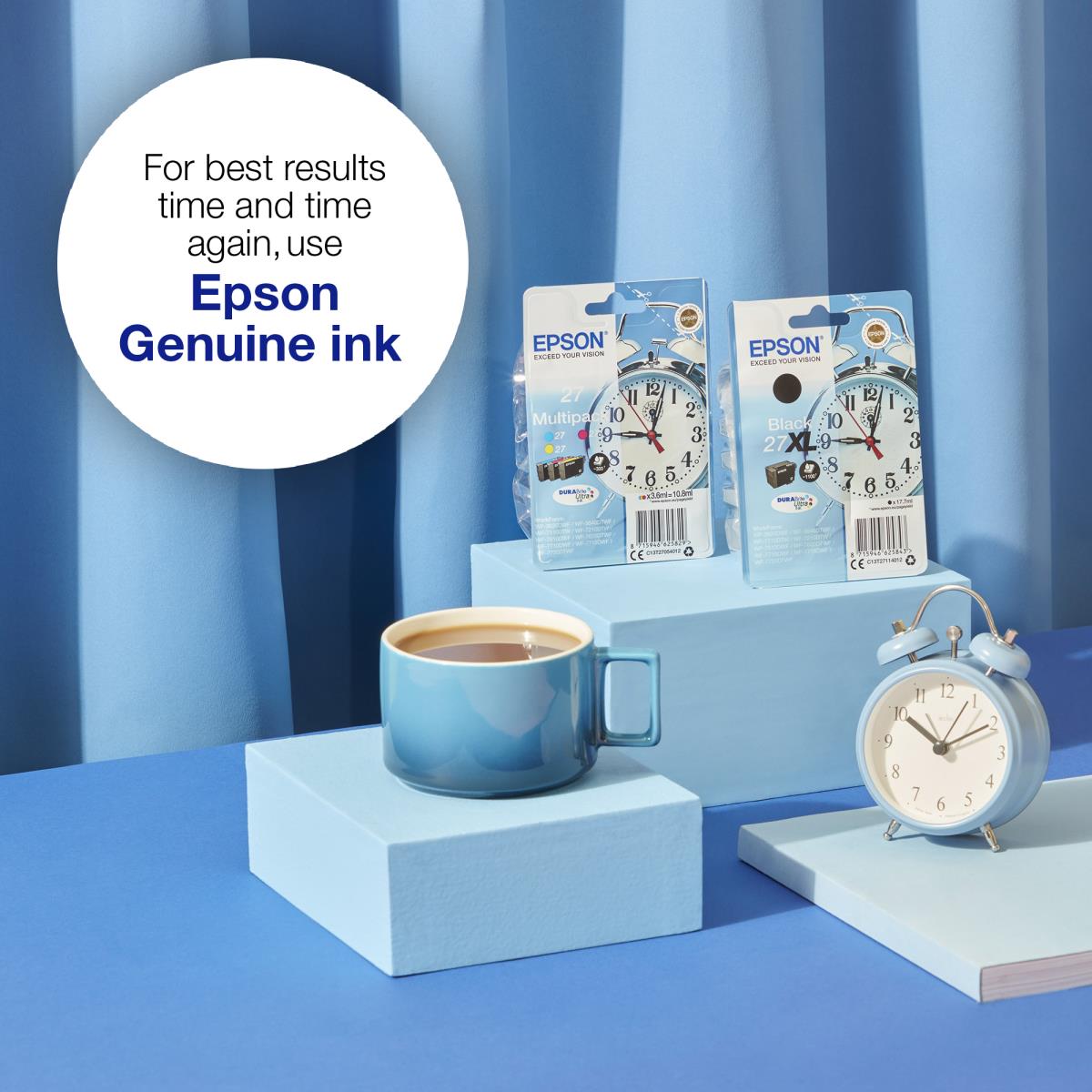 EPSON Ink Cartridge -  27 Alarm Clock - 3.6ml - Magenta