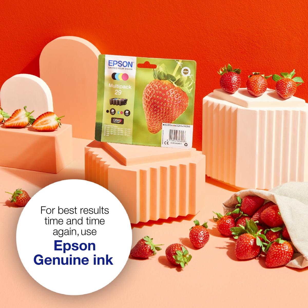 EPSON Ink Cartridge - 29 Strawberry - 3.2ml - Yellow