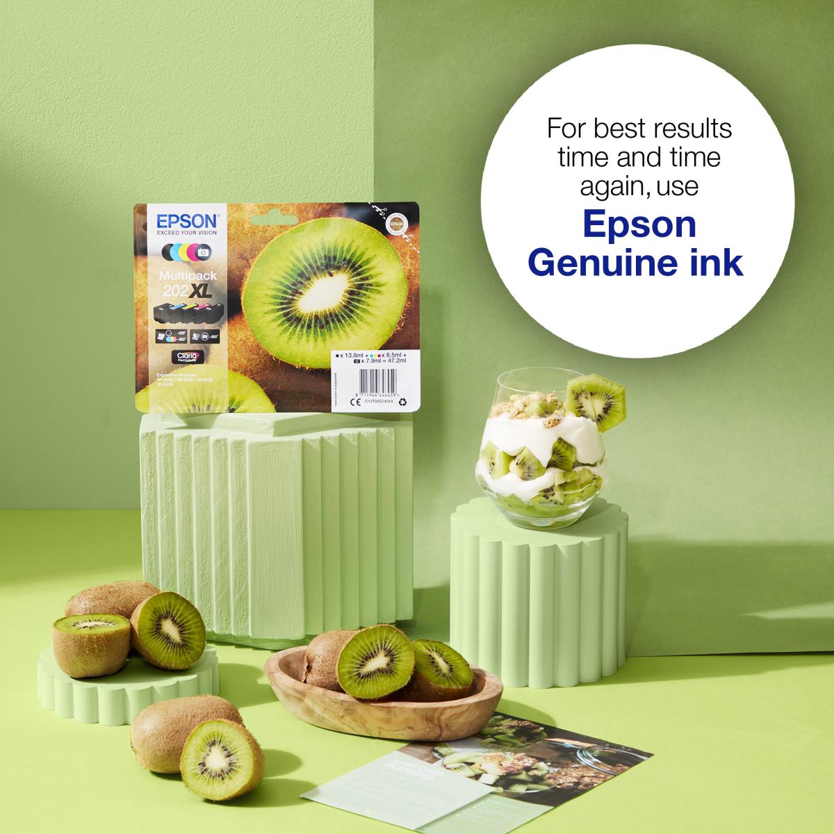 EPSON Ink Cartridge - 202xl Kiwi - Cyan/ Magenta/ Yellow/ Photo Black