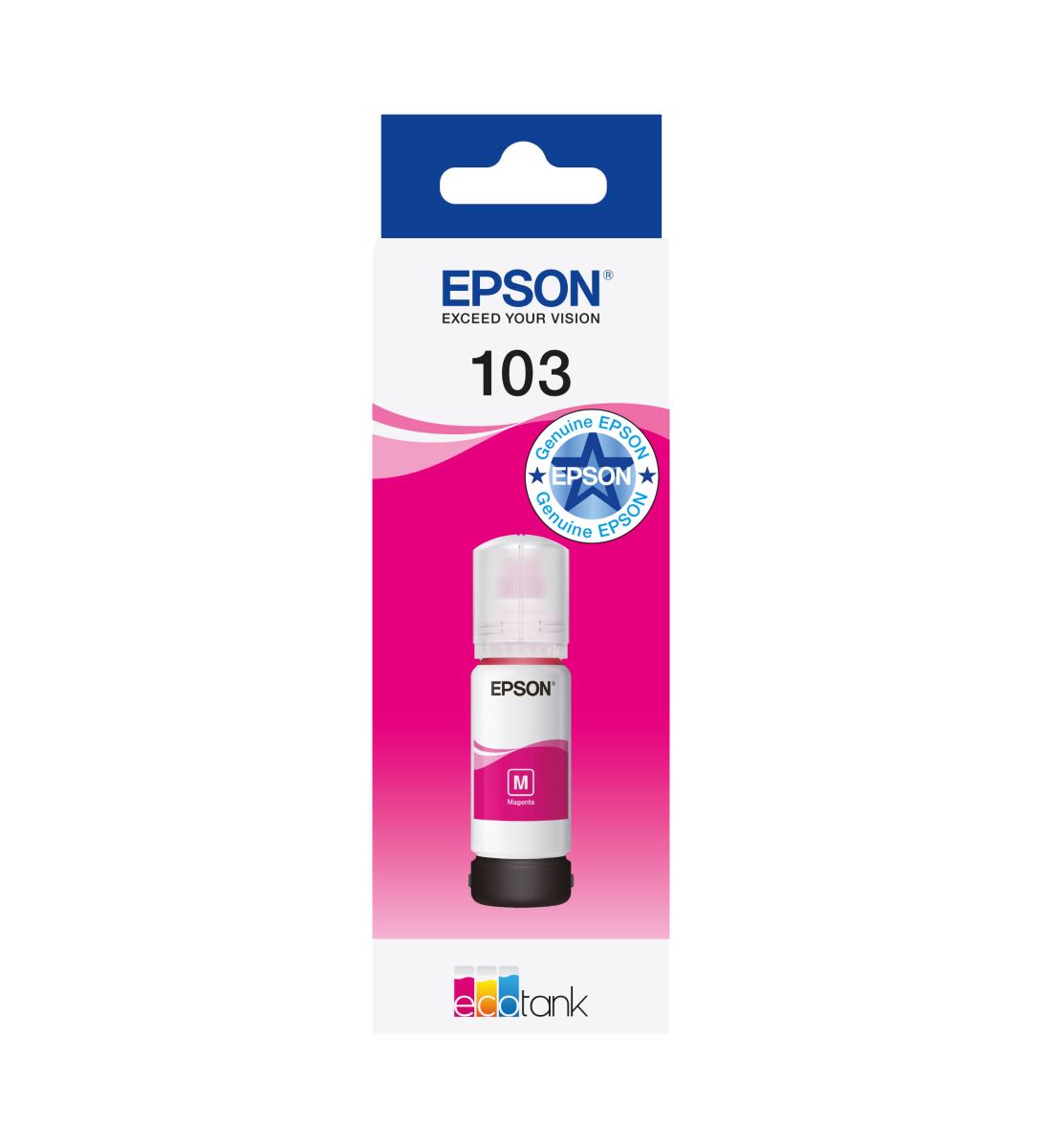 EPSON Ink Bottle - 103 Ecotank - 65ml�- Magenta