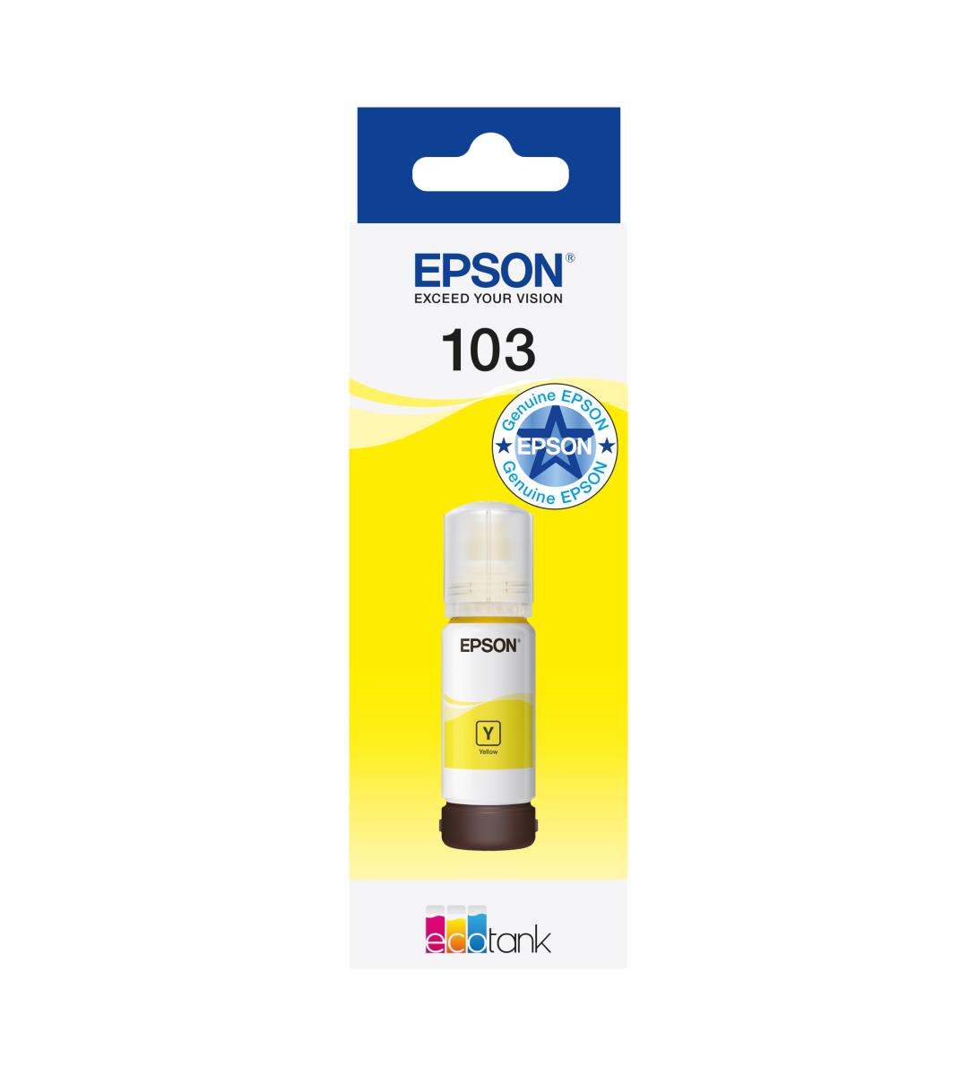 EPSON Ink Bottle - 103 Ecotank - 65ml�- Yellow