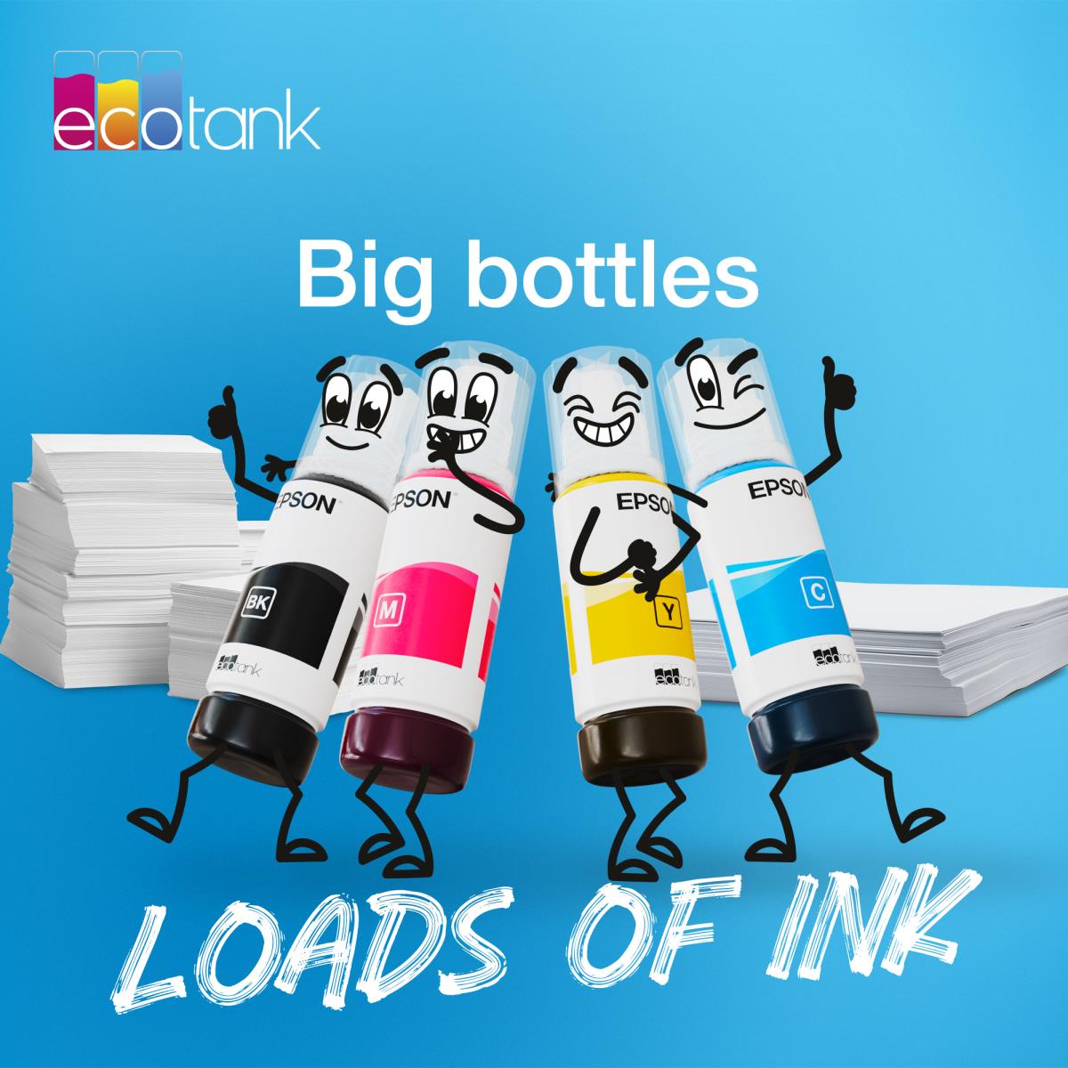 EPSON Ink Bottle - 104 Ecotank - 65ml - Yellow