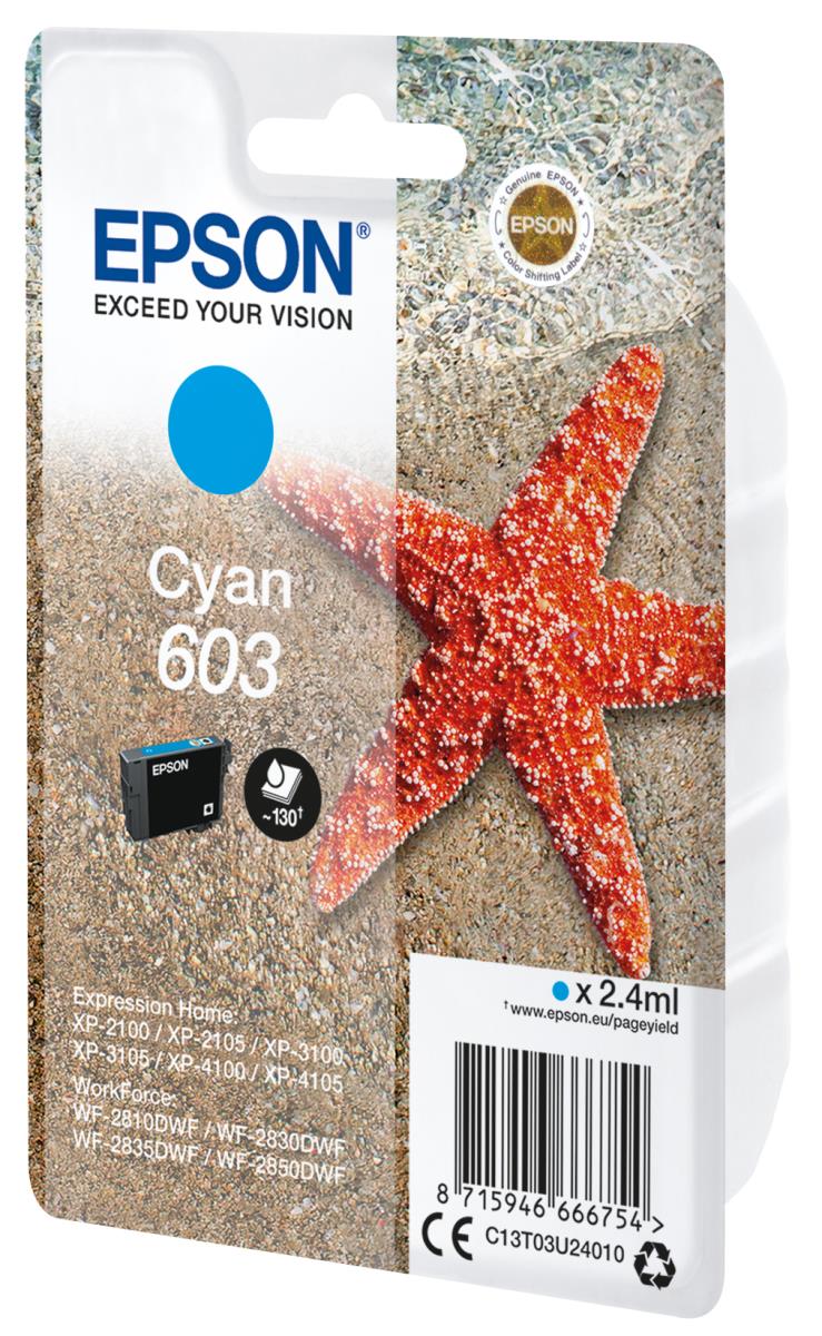 EPSON Ink Cartridge - 603 - 2.4ml - Cyan