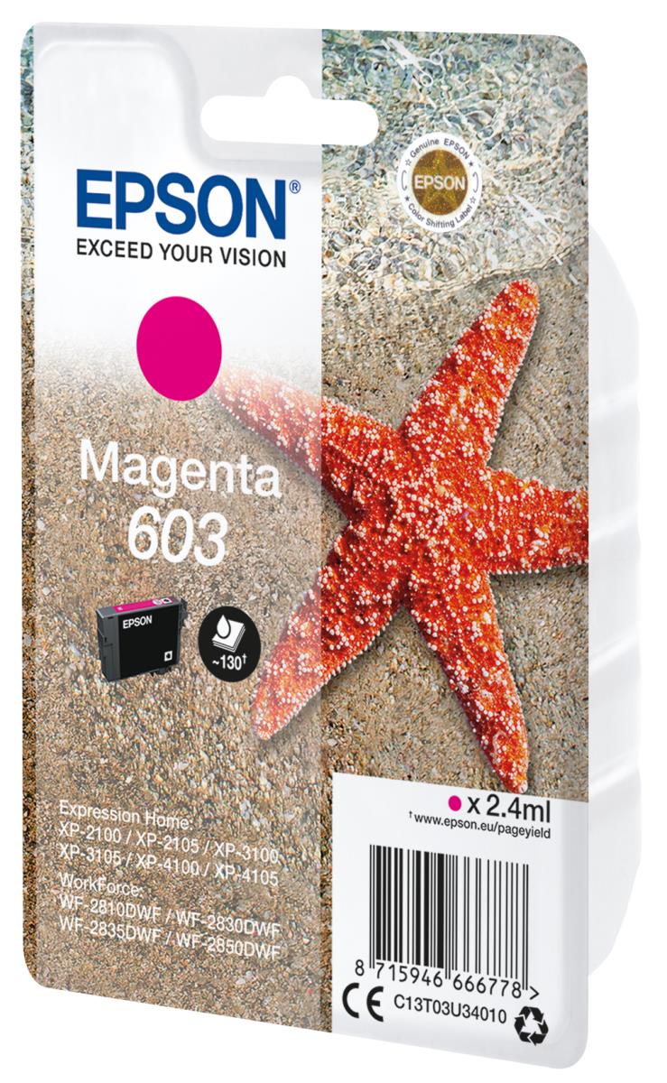 EPSON Ink Cartridge - 603 - 2.4ml - Magenta