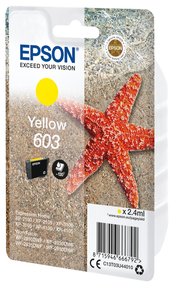 EPSON Ink Cartridge - 603 - 2.4ml - Yellow
