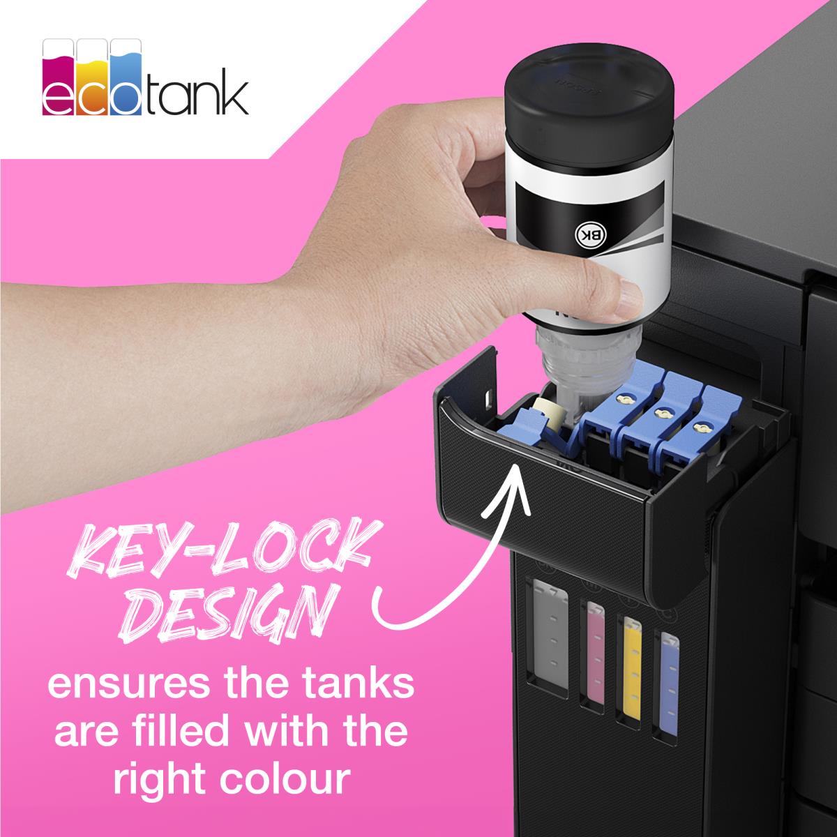 EPSON Ink Bottle - 113 Ecotank - 127ml - Pigment Black