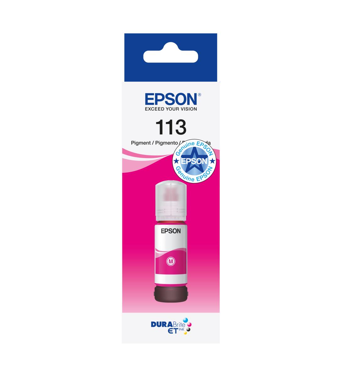 EPSON Ink Bottle - 113 Ecotank - 70ml - Magenta