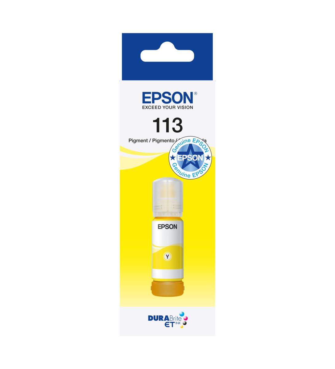 EPSON Ink Bottle - 113 Ecotank - 70ml - Yellow