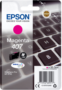 EPSON Ink Cartridge - 407 - 20.3ml - Magenta
