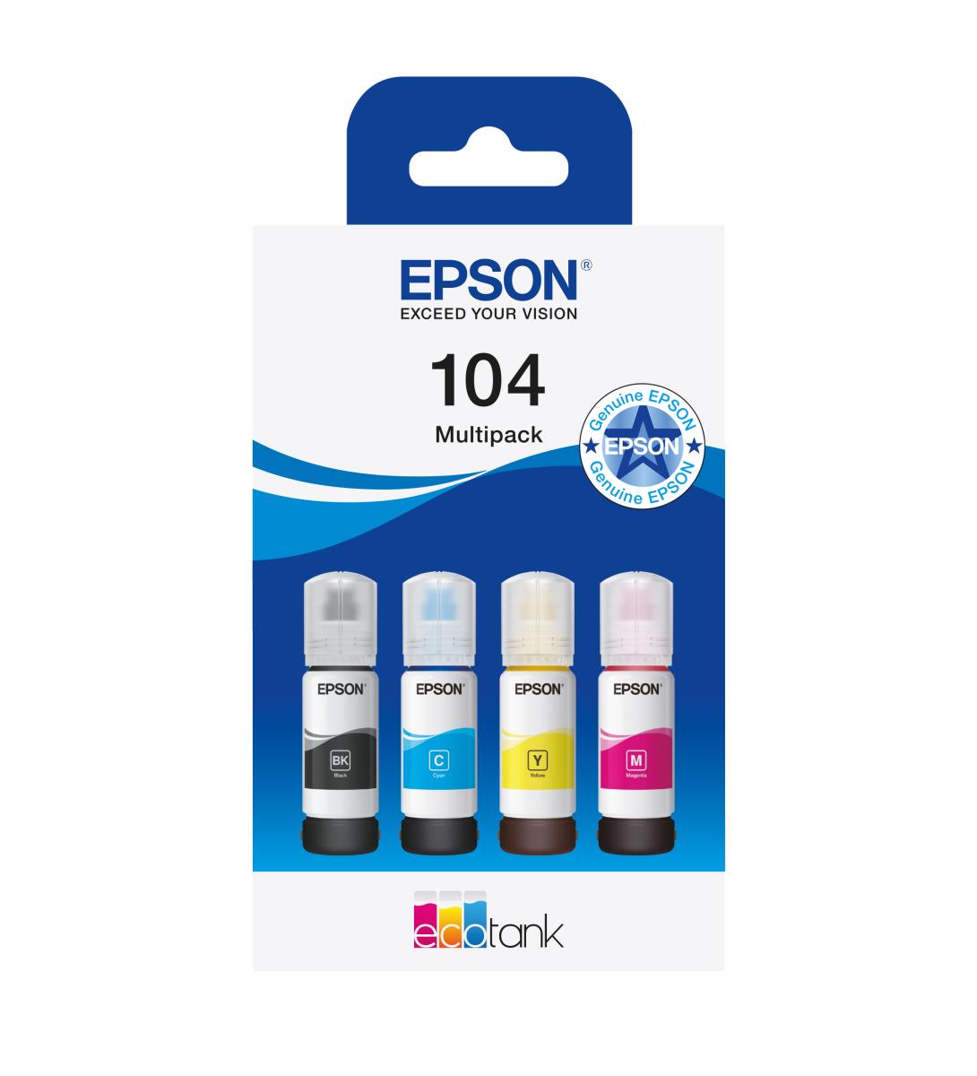 EPSON Ink Cartridge - 104 Multipack - C/m/y/b
