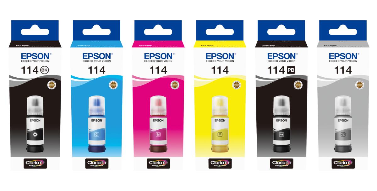 EPSON Ink Bottle - 114 Ecotank - Magenta