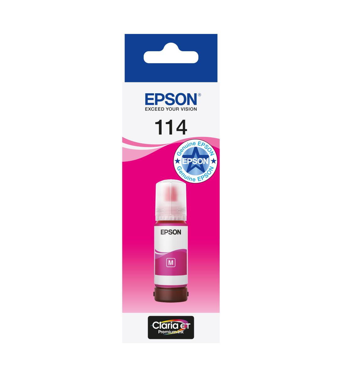 EPSON Ink Bottle - 114 Ecotank - Magenta