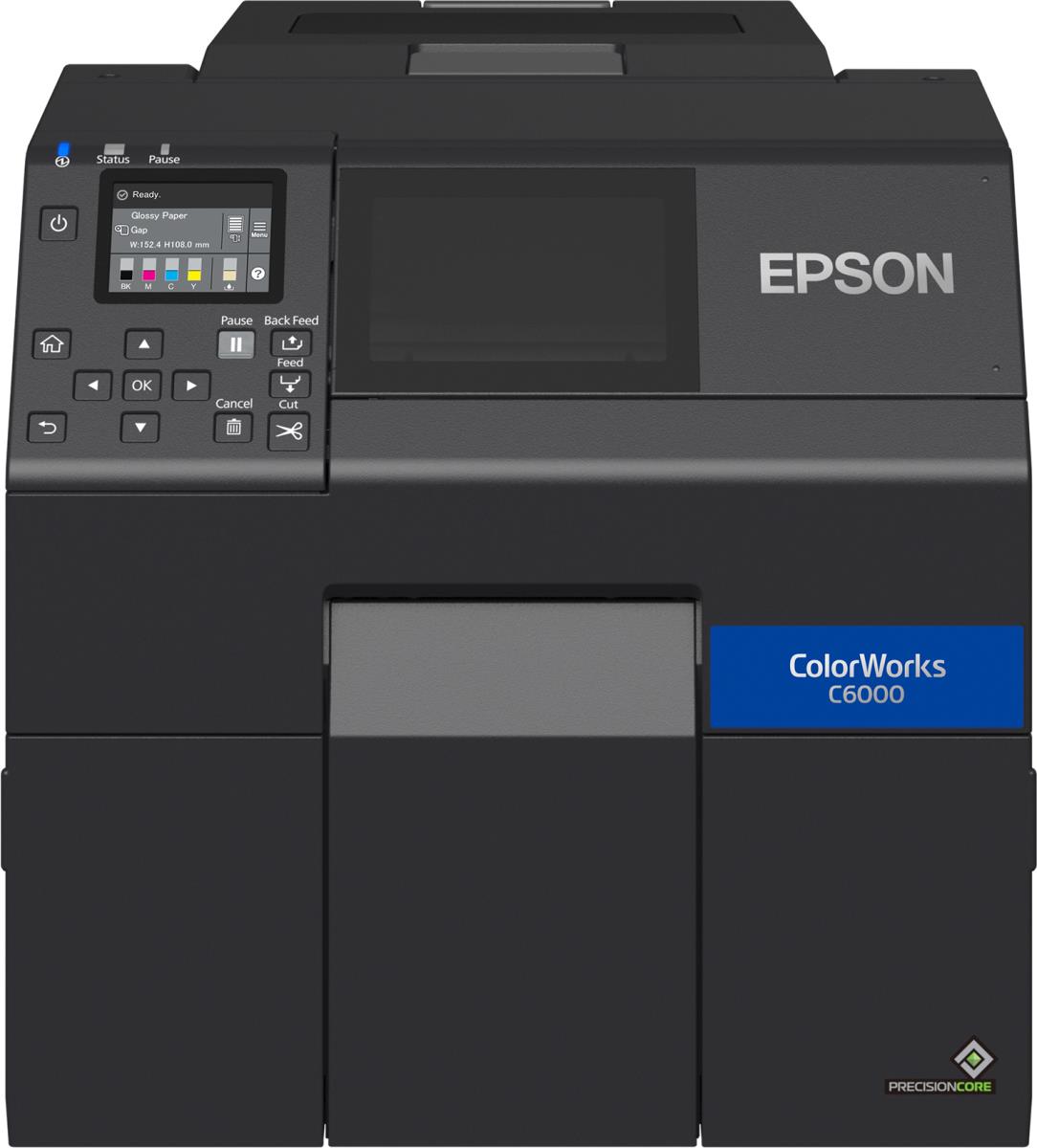 EPSON Colorworks Cw-c6000ae (mk) - Colour Label Printer - 4in Wide Autocutter