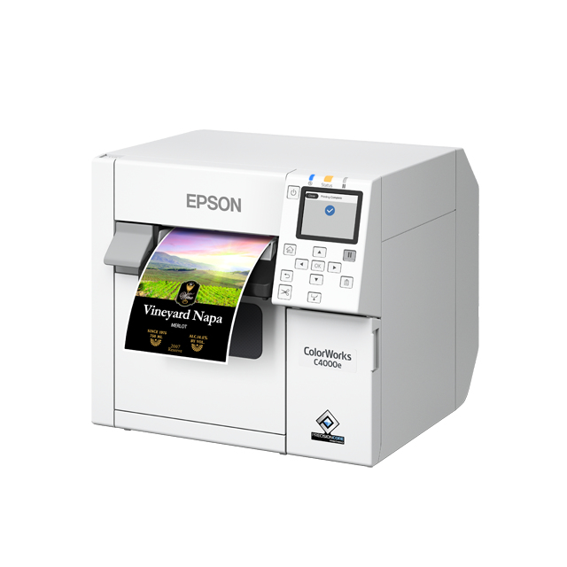 EPSON Cw-c4000e (bk) - Colour Label Printer - 108 Mm