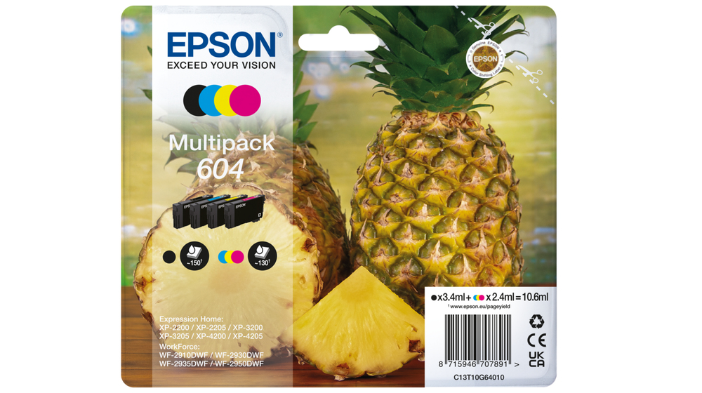 EPSON Ink Cartridge - 604 Starfish - Cyan / Magenta / Yellow / Black