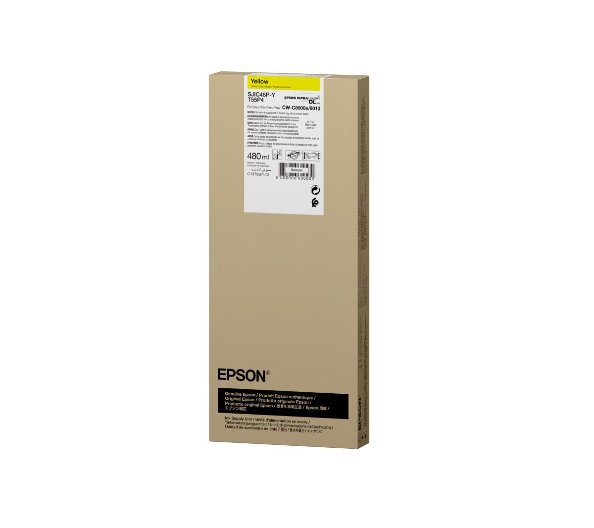 EPSON Ink Cartridge - Sjic48p-y For Colorworks C8000e - Yellow