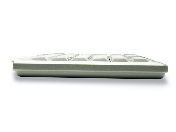 CHERRY Corded G84-4400 Compact Desktop Ultraflat - Keyboard with Trackball - Ps/2 - Light Grey - Qwerty UK