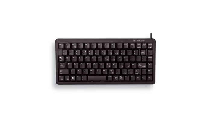 CHERRY Corded G84-4100 Compact Keys 86 Keyboard - USB + Ps/2 - Black - Qwerty UK