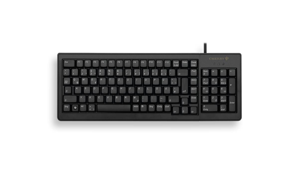 CHERRY Keyboard  Complete G84-5200 Ps/2 Or USB Connection Qwerty Uk Black