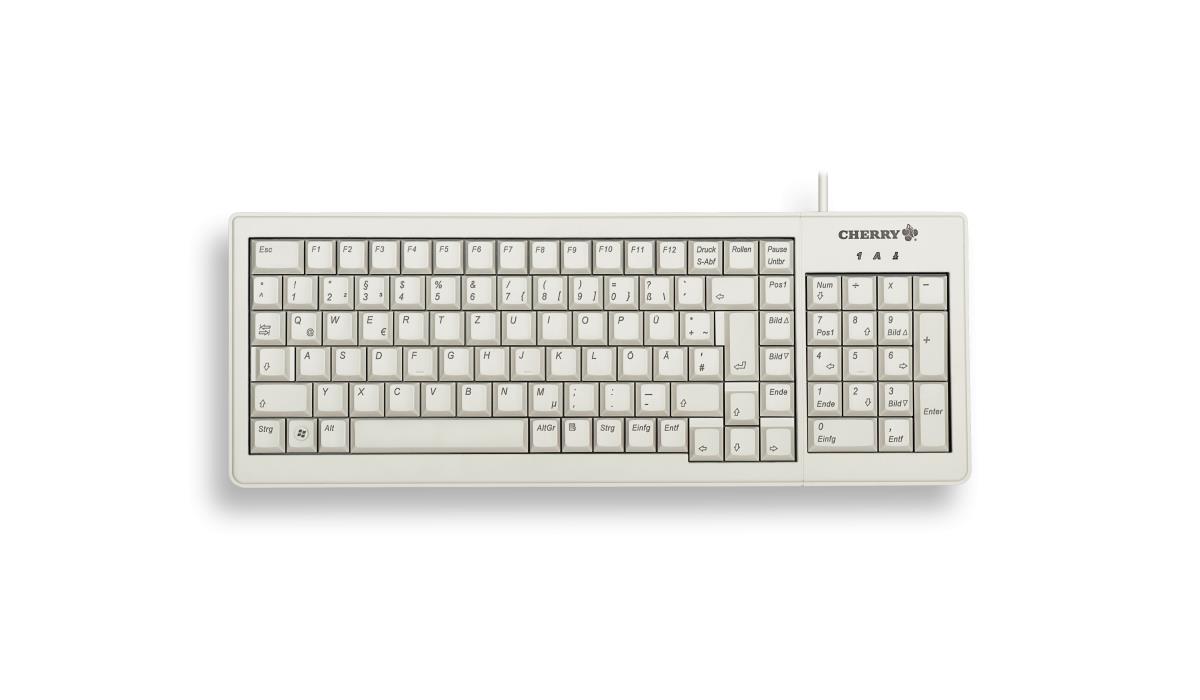 CHERRY Keyboard  Complete G84-5200 Ps/2 Or USB Connection Qwus Euro White