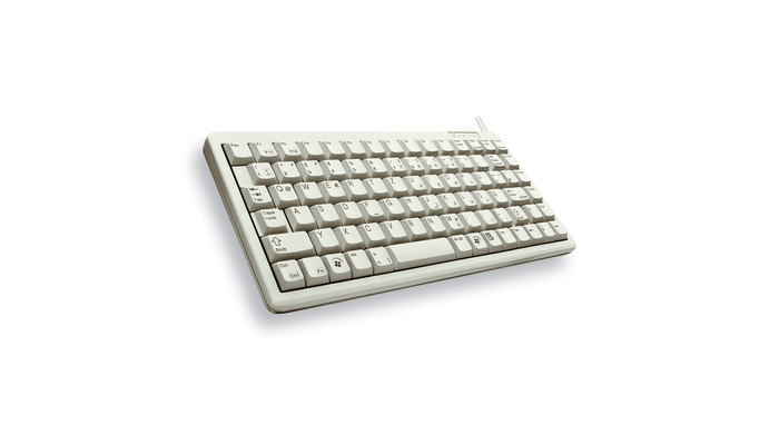 CHERRY Corded G84-4100 Compact - Keyboard with Trackball - USB + Ps/2 - Light Gray - Qwerty US/Int'l