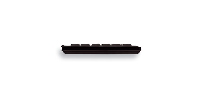 CHERRY Corded G84-4400 Compact Desktop Ultraflat - Keyboard with Trackball - USB - Black - Qwertzu German