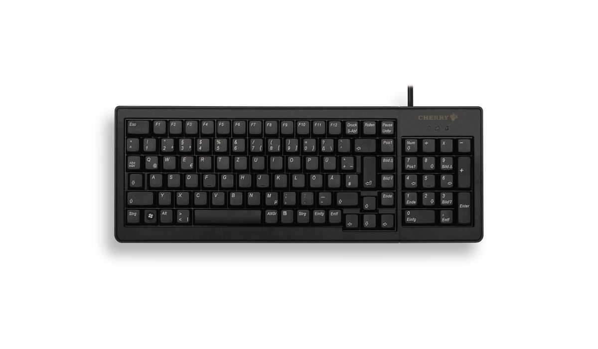 CHERRY Corded G84-5200 XS Complete Keyboard - Ps/2 Or USB - Black - Qwerty US/Int'l