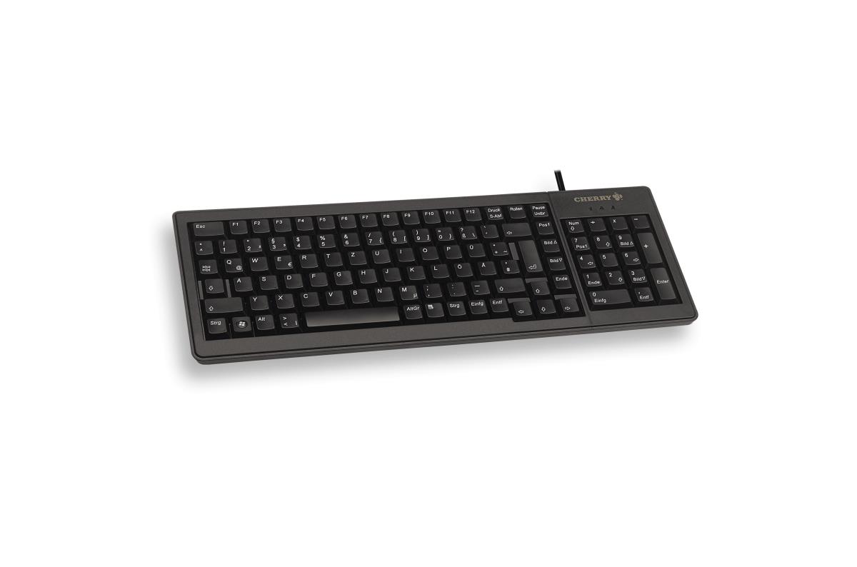 CHERRY Keyboard  Complete G84-5200 Ps/2 Or USB Connection Fr Azerty Black
