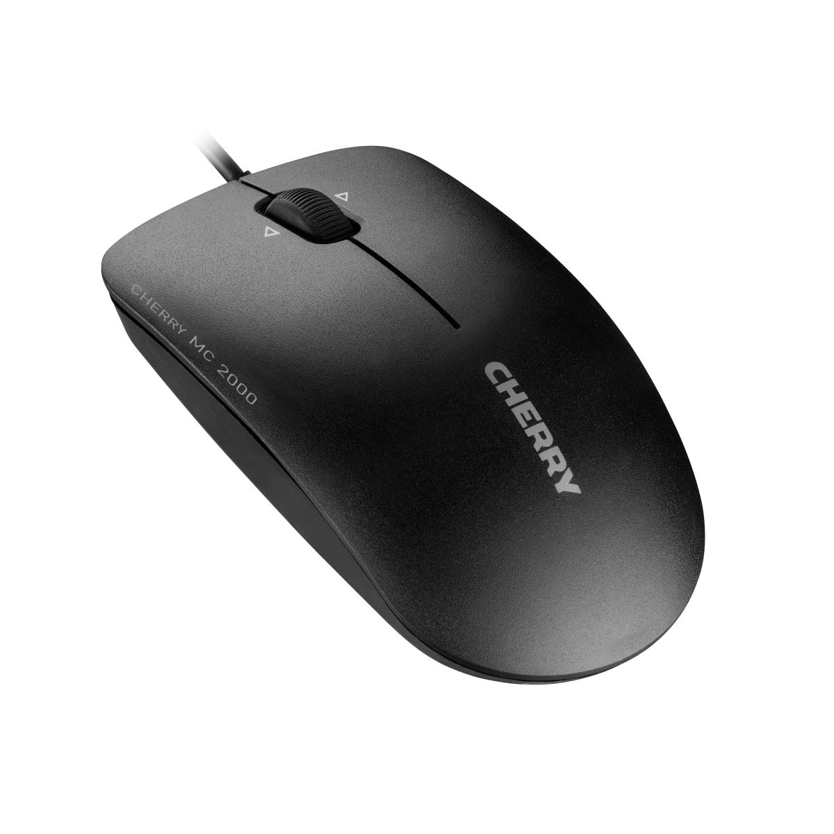 CHERRY Wired Mouse CHERRY MC 2000 - Corded USB - Optical - Black