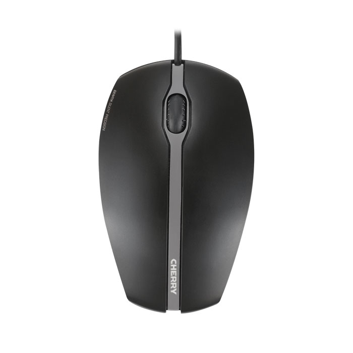 CHERRY Corded GENTIX SILENT Mouse - USB - Optical - Black