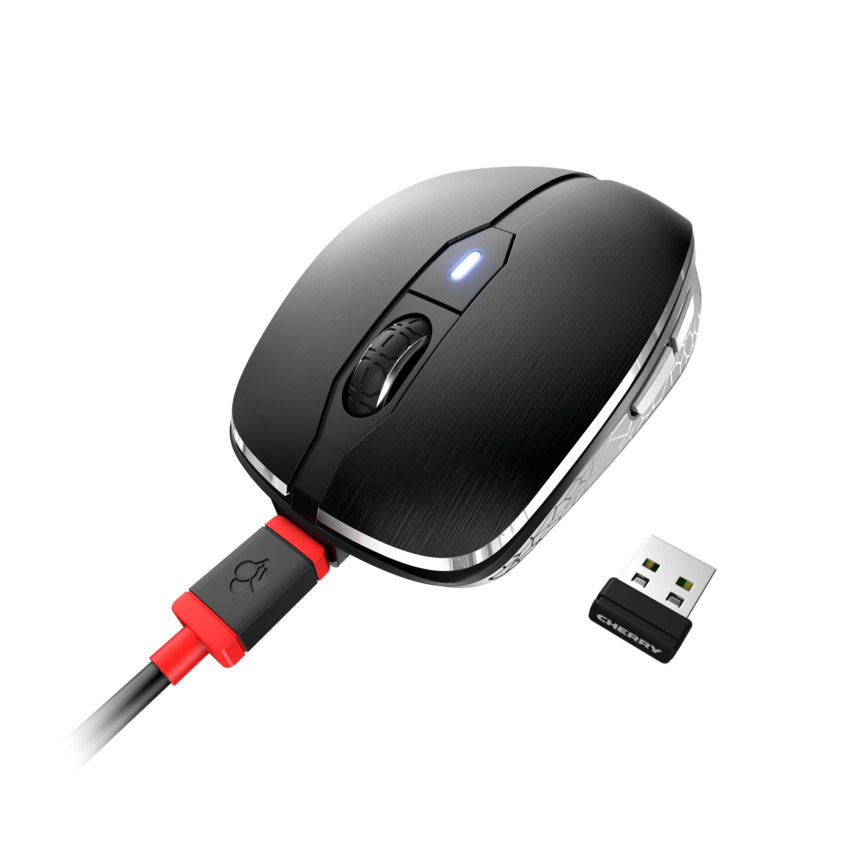 CHERRY Wireless Mouse Optical CHERRY MW 8C ADVANCED - 6 Button Wheel - Black