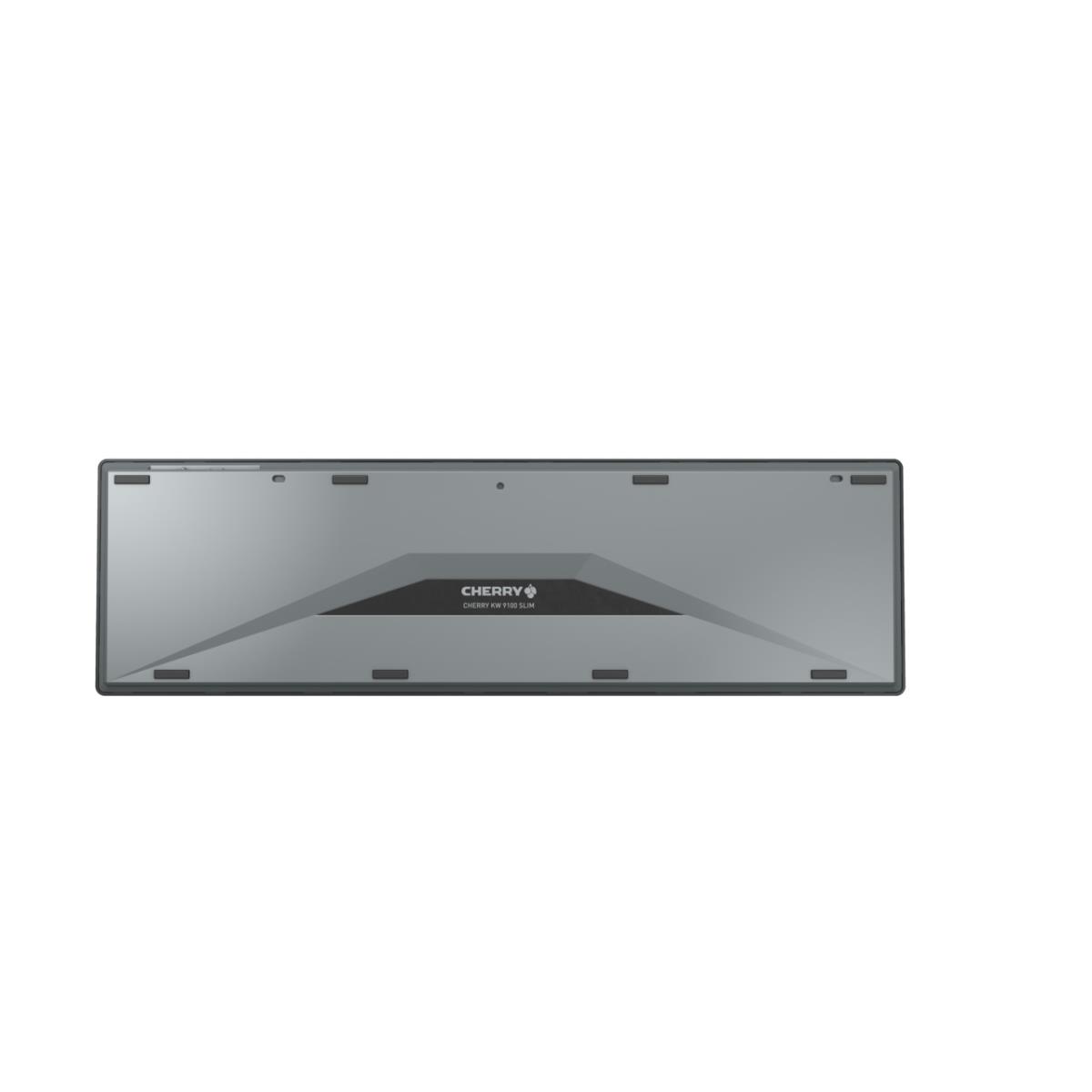 CHERRY KW 9100 SLIM Rechargeable Keyboard - Wireless or Bluetooth - Black - Qwerty UK
