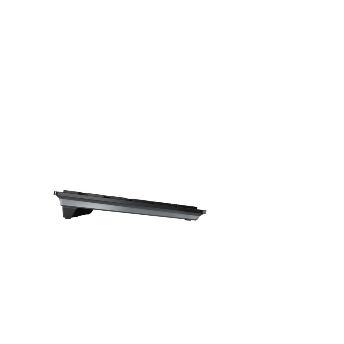 CHERRY KW 9100 SLIM Rechargeable Keyboard - Wireless or Bluetooth - Black - Qwerty UK