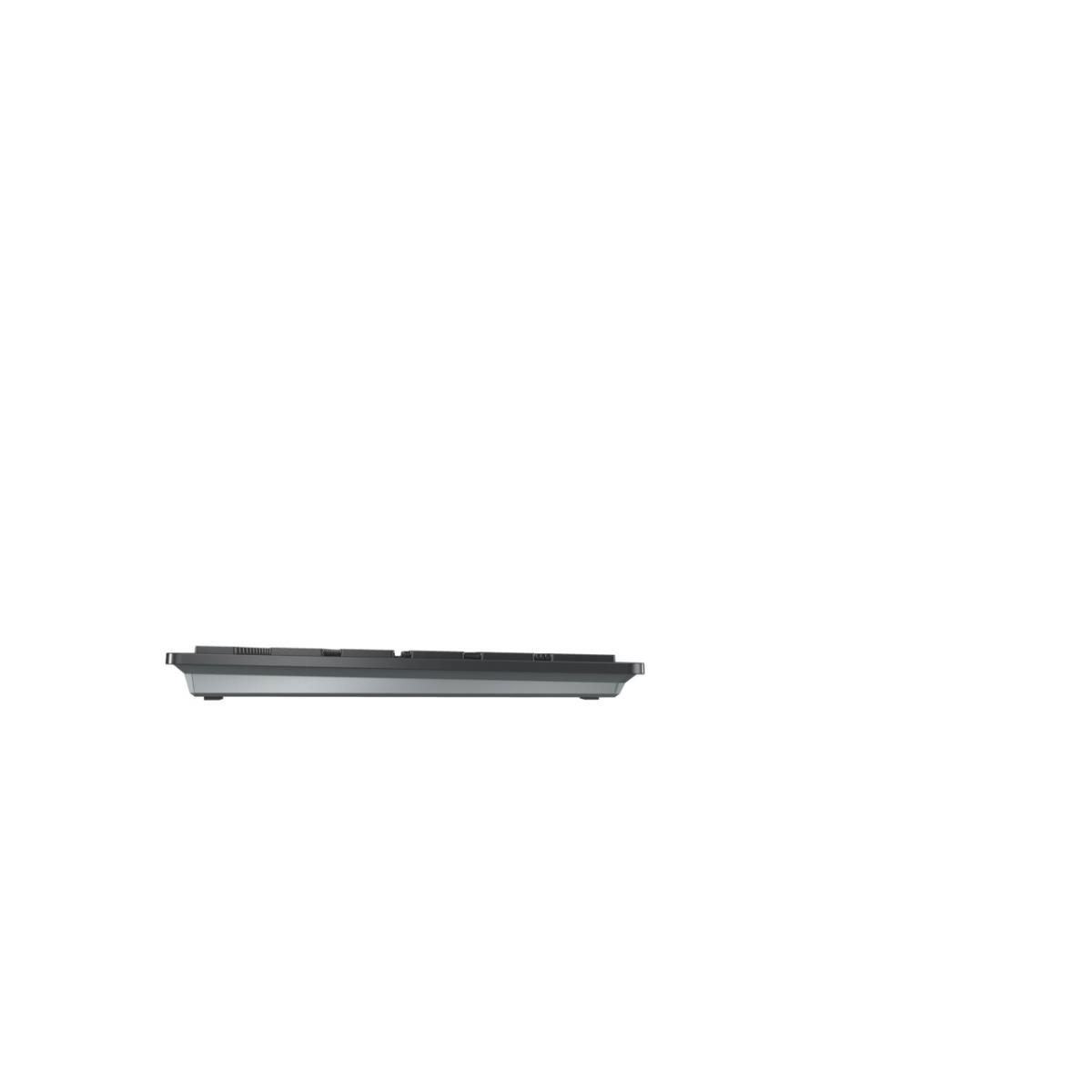 CHERRY KW 9100 SLIM Rechargeable Keyboard - Wireless or Bluetooth - Black - Qwerty UK