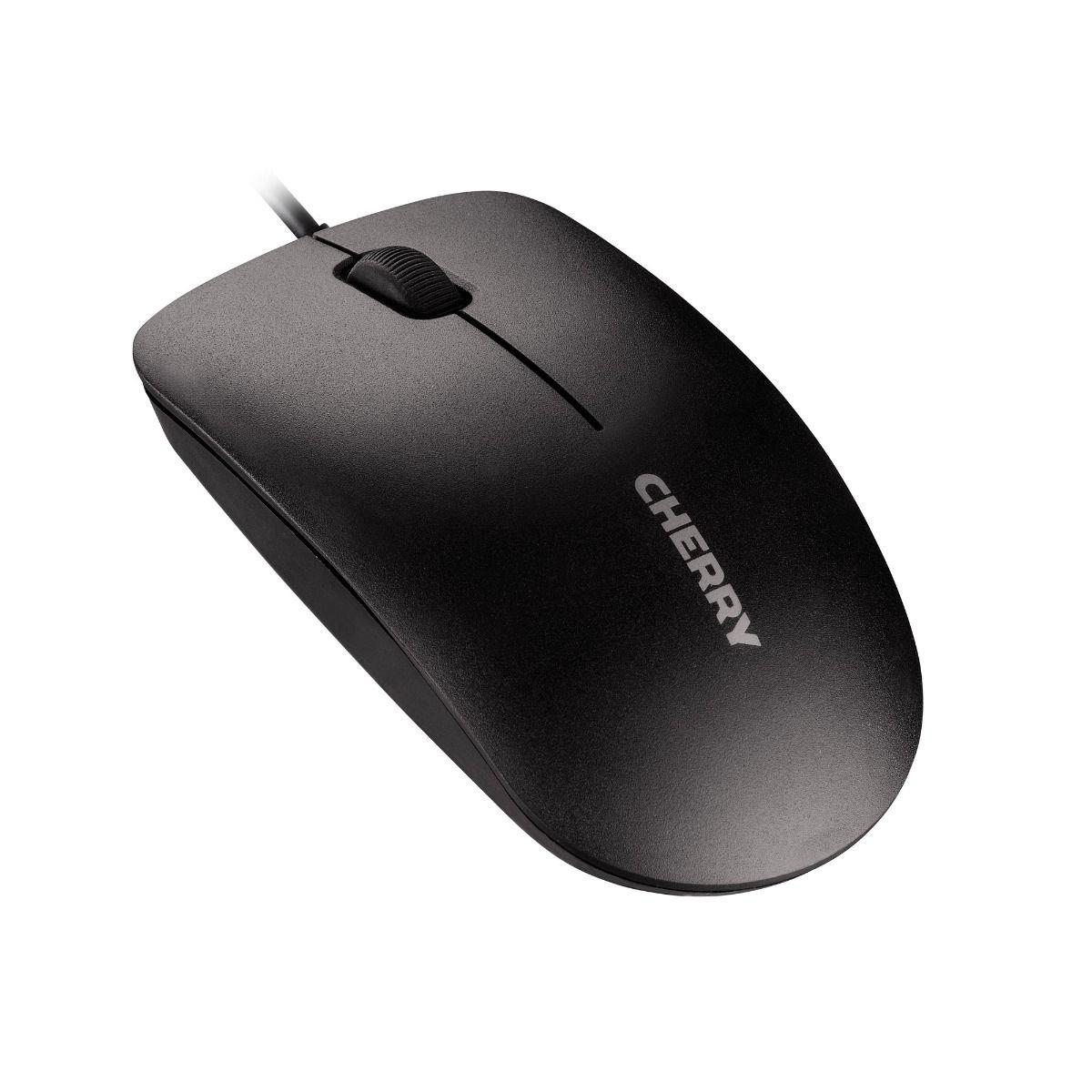 CHERRY DC 2000 Desktop - Keyboard and Mouse - Corded USB - Black - Qwerty US/Int'l